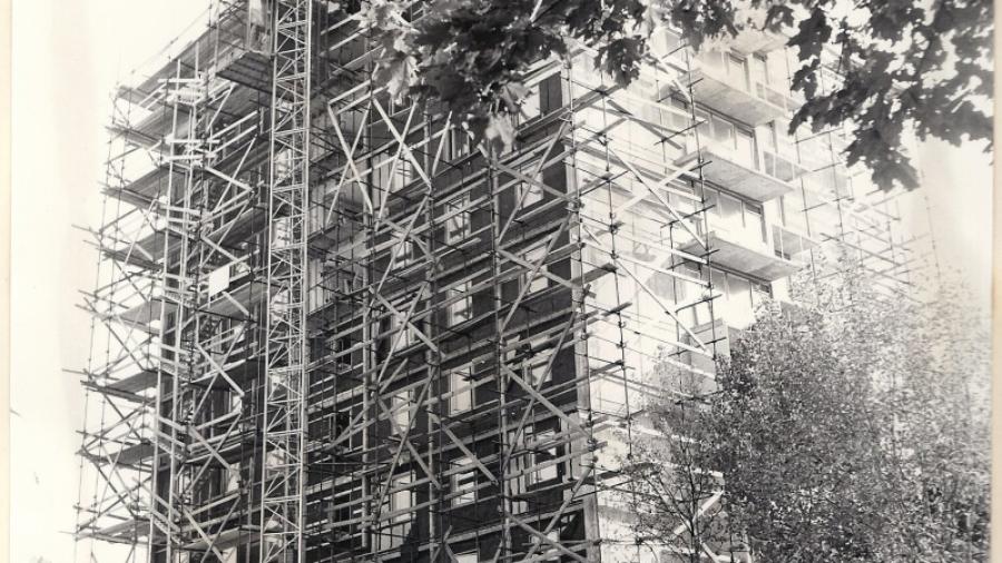 Bild från när huset byggdes 1959